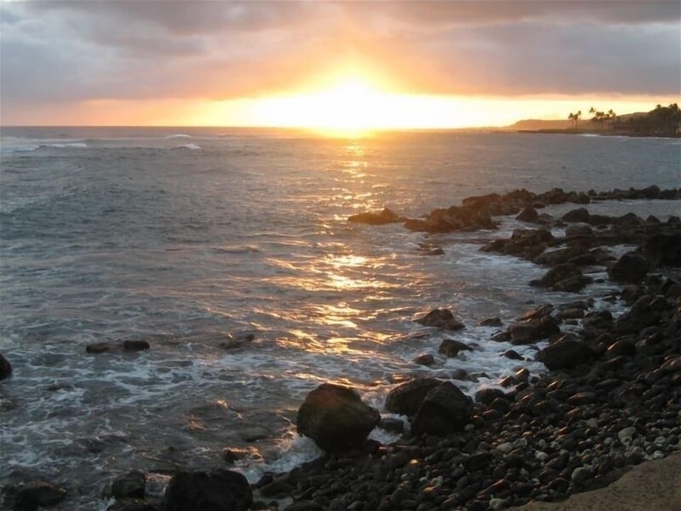 Sunset from Kuhio Shores