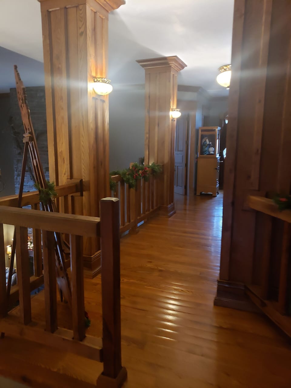 Bridge on second floor.