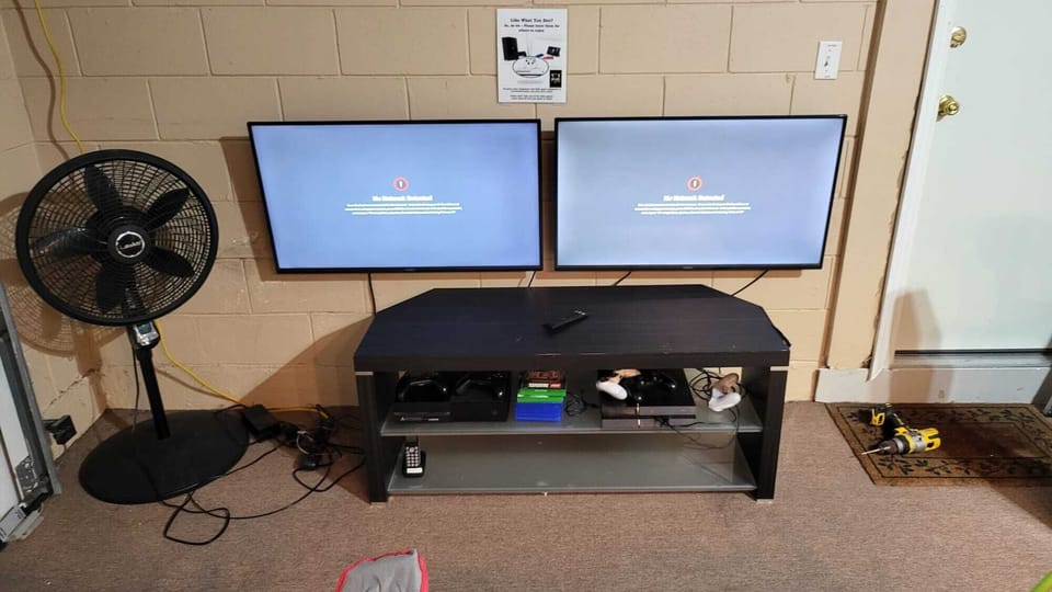 Game Room - 2 50" TV with Xbox One and PS/4