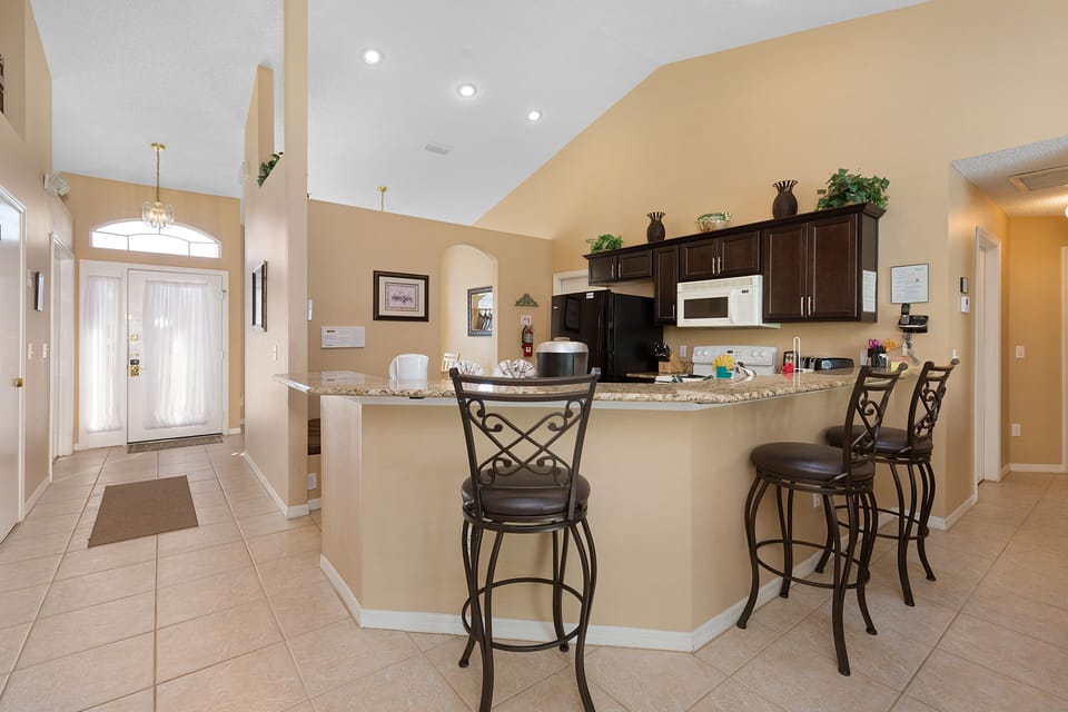 Kitchen Bar with Stools