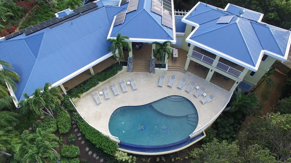 Fly by of the property video