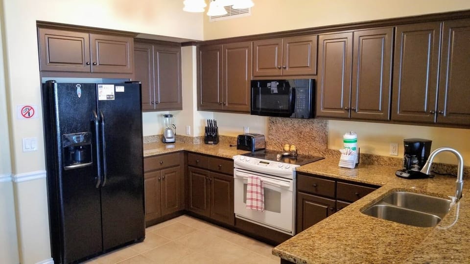 Well appointed kitchen. Everything you need.