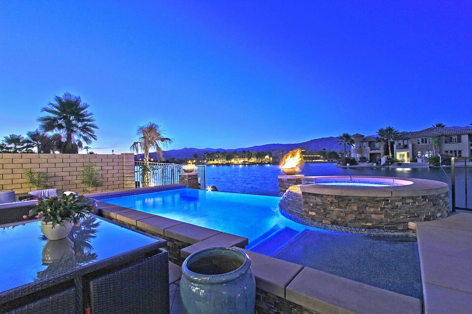 Evening Poolside views