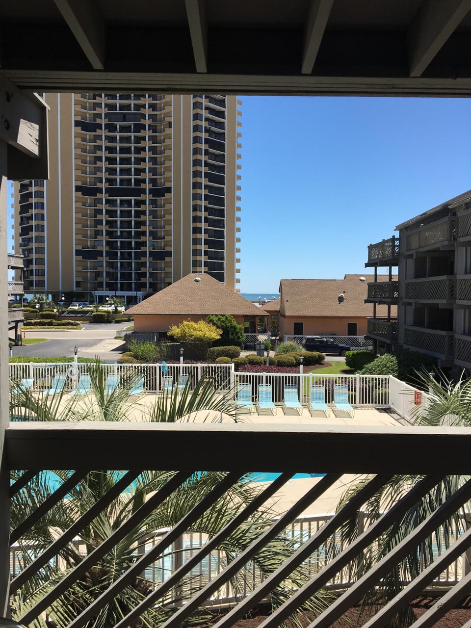 Ocean View from Balcony