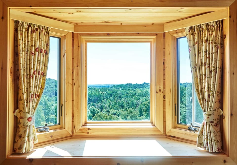 Specular view from "Haven" overlooking the hills and valleys of Northumberland.