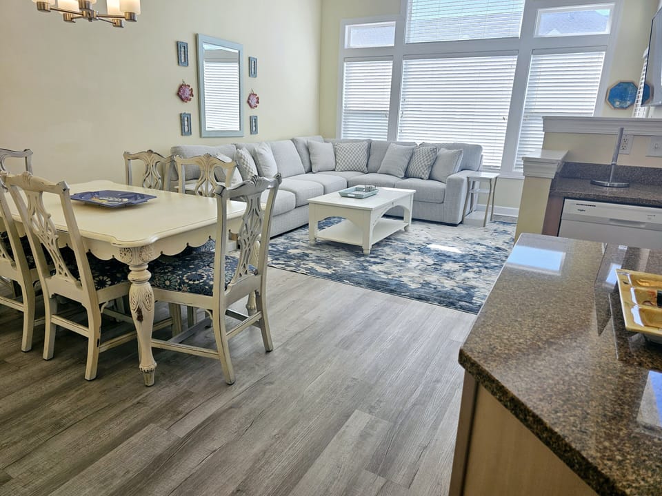 Open floor plans allow everyone to gather 