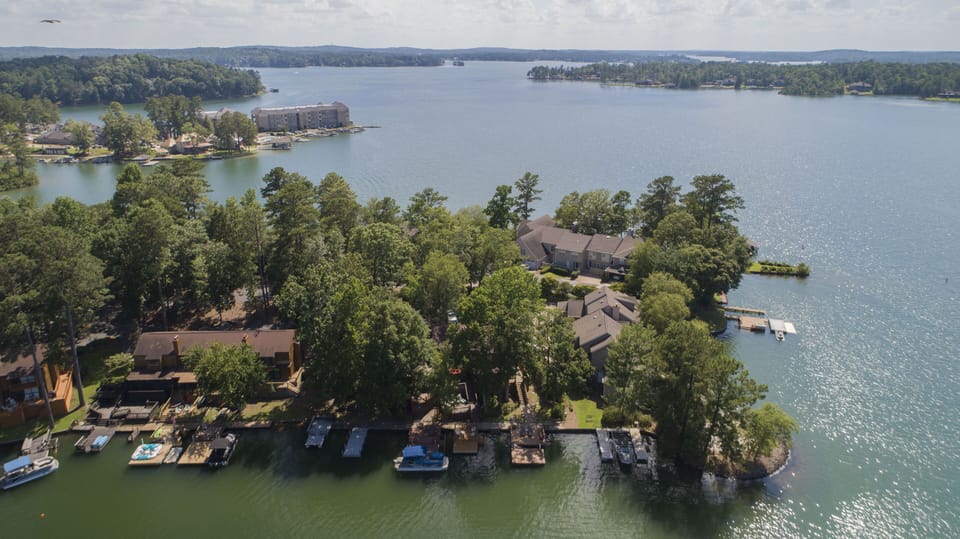 conveniently located on the water 