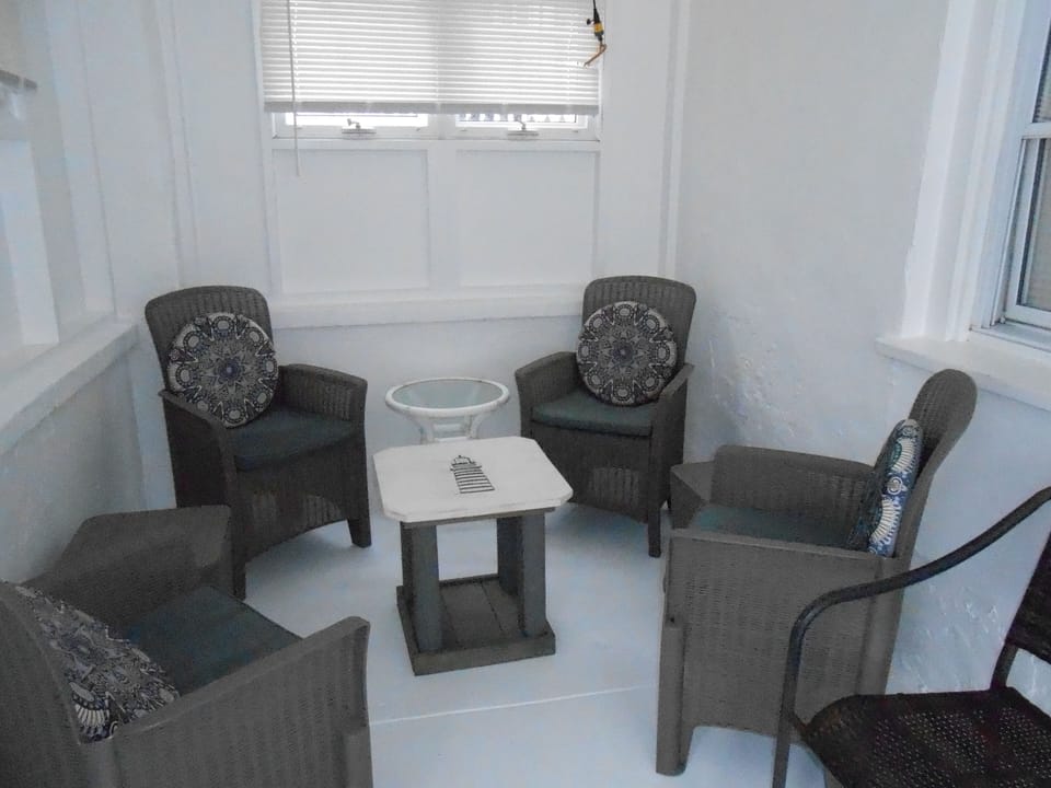 Enclosed Ground Floor Condo Front Porch