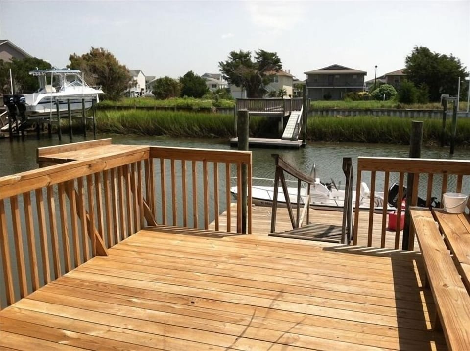 Our dock is great for boating, swimming and fishing