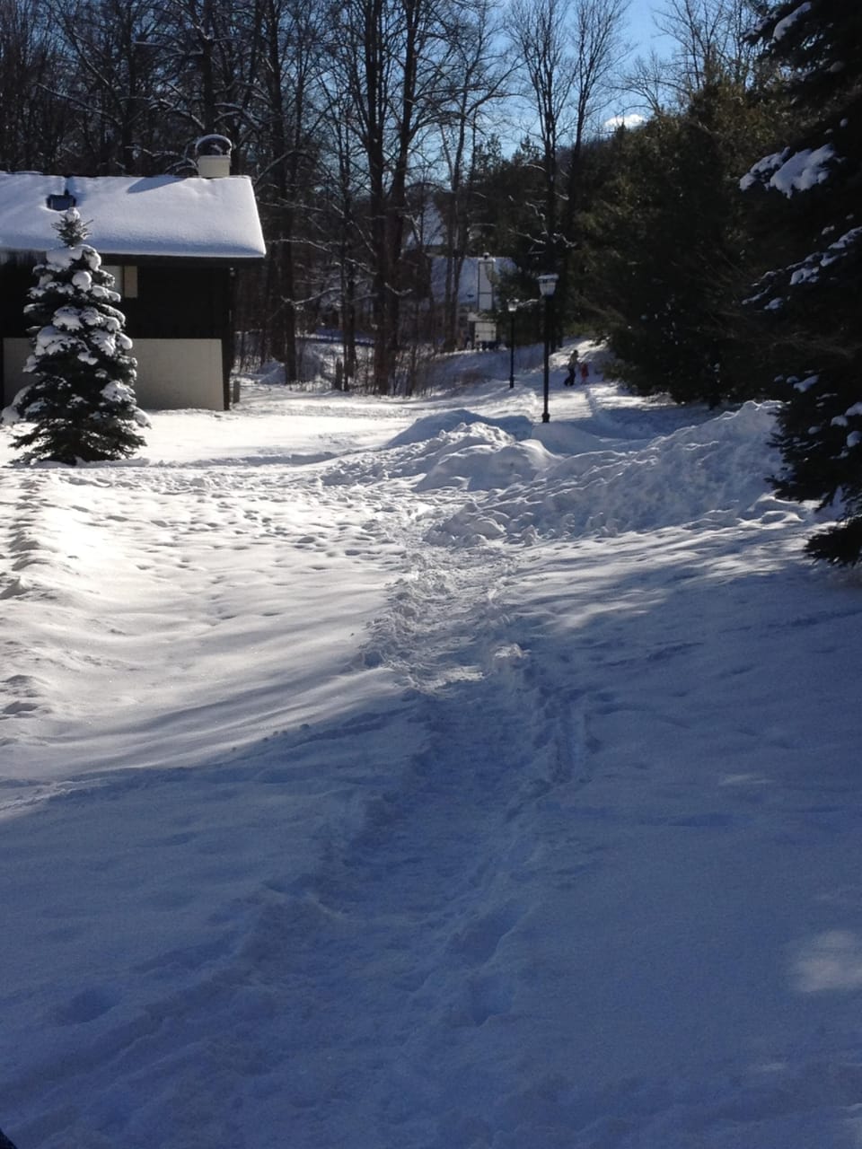 Take the easy, flat path from the condo to the Boyneland (day or night).