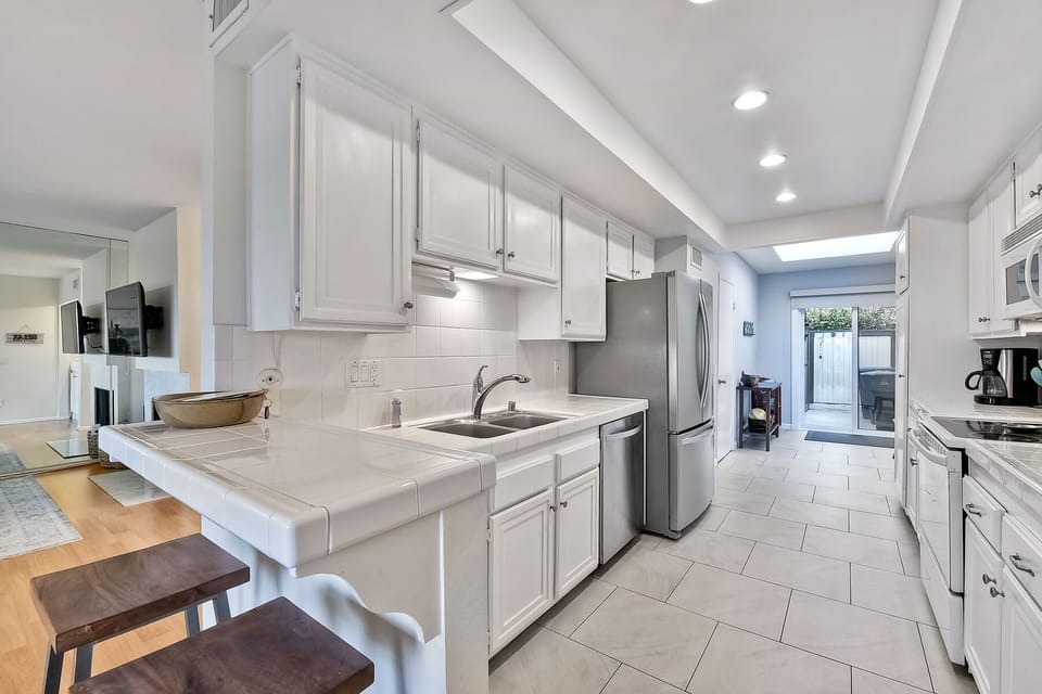 Clean and open kitchen