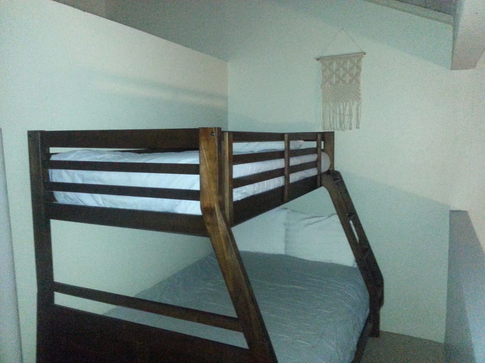 We have a twin-over-full bunk bed in the loft