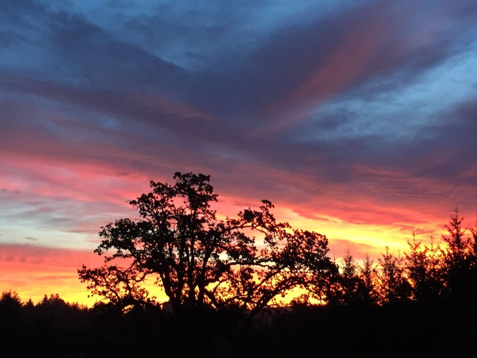 Sunset at Fern Hill Lodge

