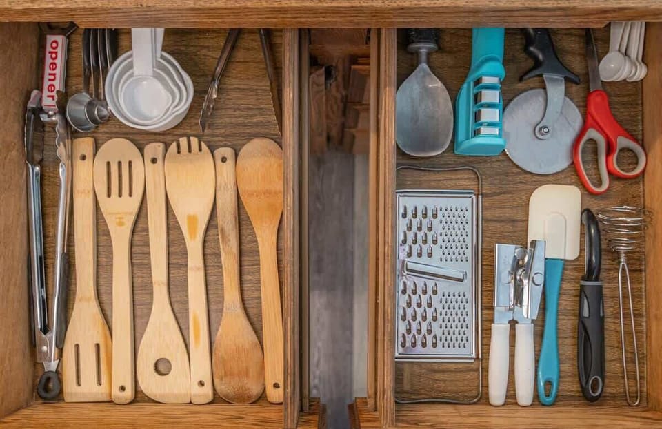 Utensils available to use