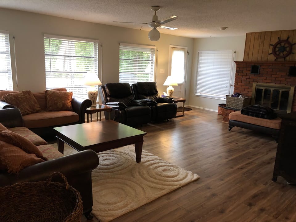 Living Room #1:  Spacious, bright and cozy room for all to relax and enjoy.