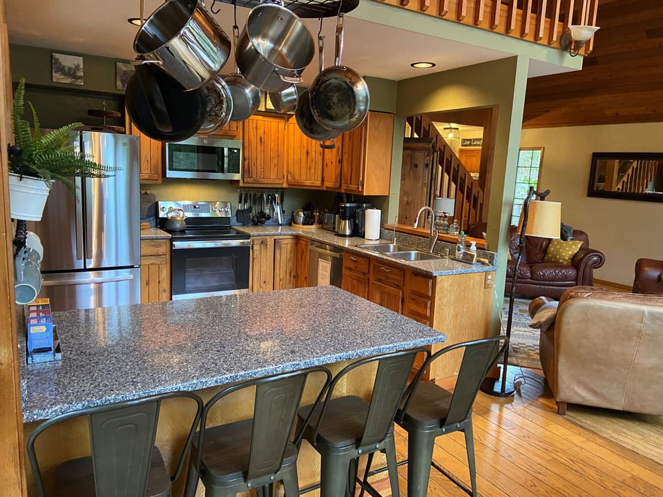 Open Concept Kitchen, Living and Dining areas