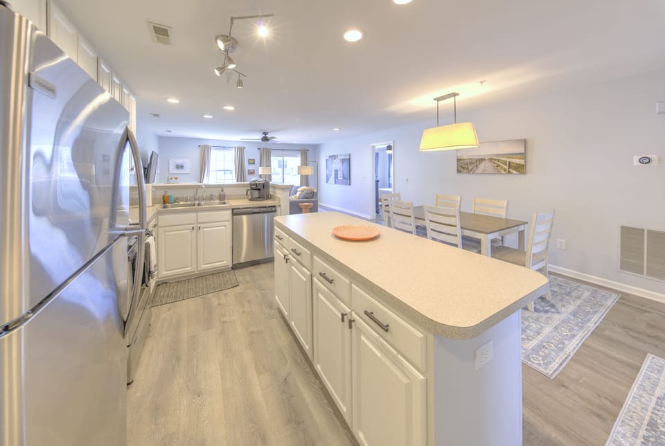 Kitchen Delight: Modern appliances and bright decor make meal prep a breeze!