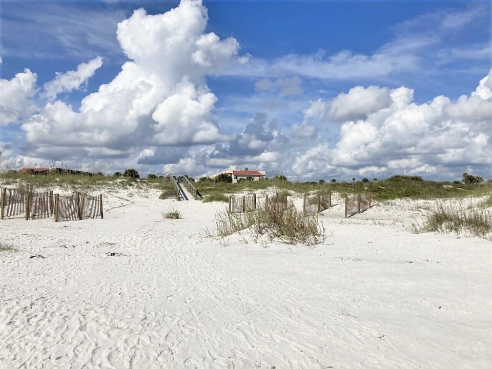 Beautiful wide beaches and dunes.