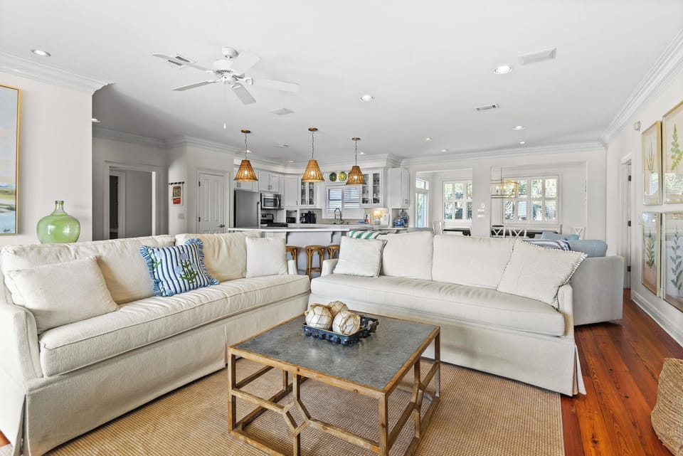 Comfortable living room seating