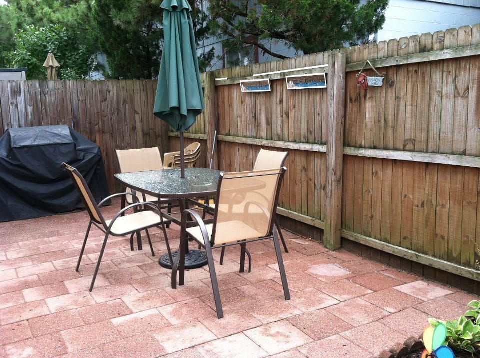 Private backyard