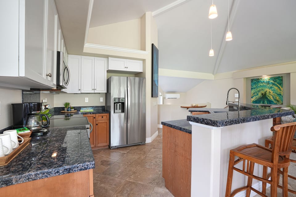 Cook delicious meals in the fully equipped kitchen, making every gathering feel just like home.