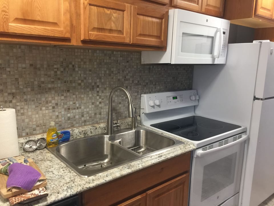 Fuel up for your adventures in our fully equipped kitchen!