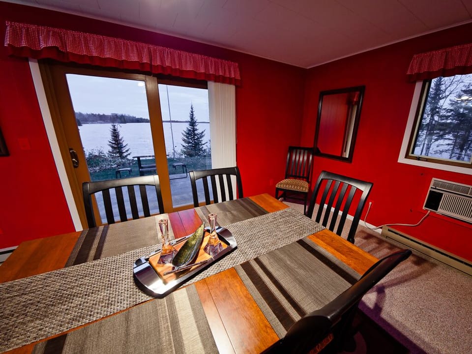 Patio door to yard and steps from lake!