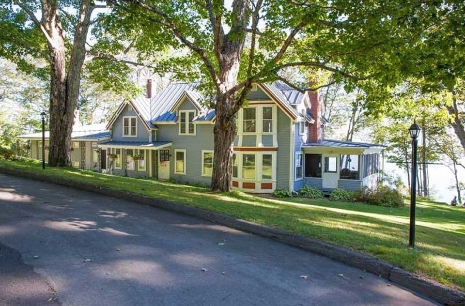 Close up of house. Recently renovated but with all the original charm.