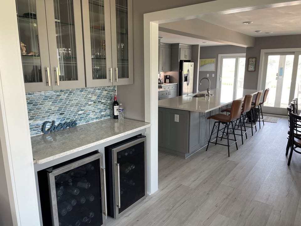 Two beverage refrigerators 