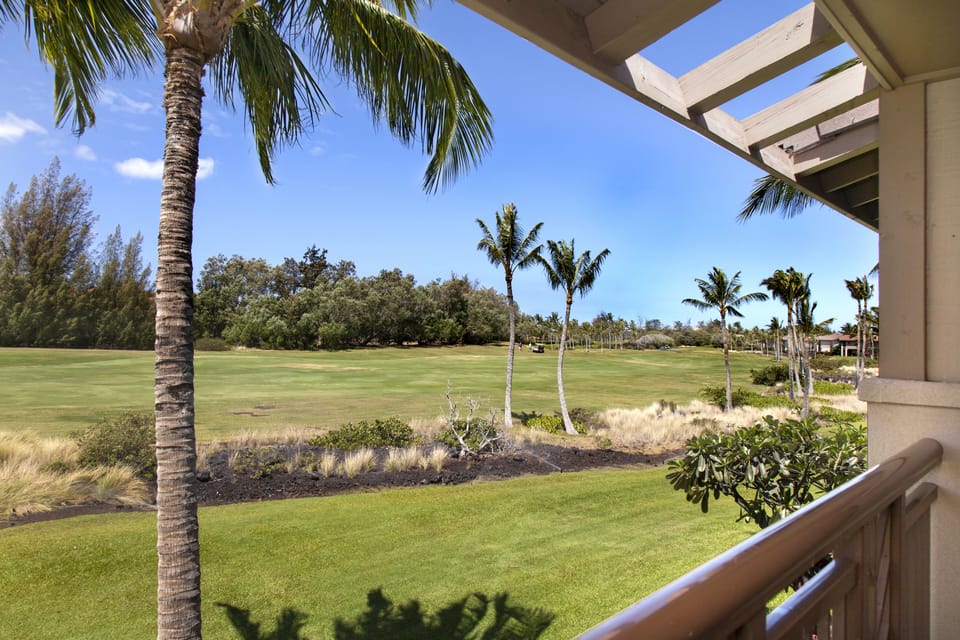 Golf course view from master lanai