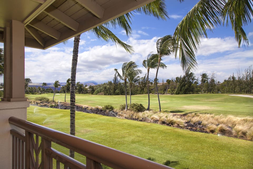 Golf course view from master lanai