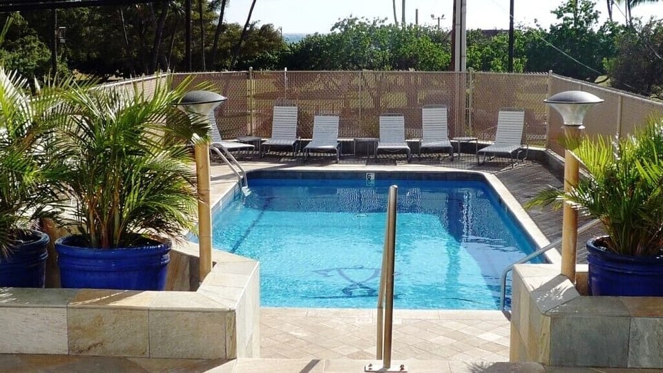 pool on 2nd floor