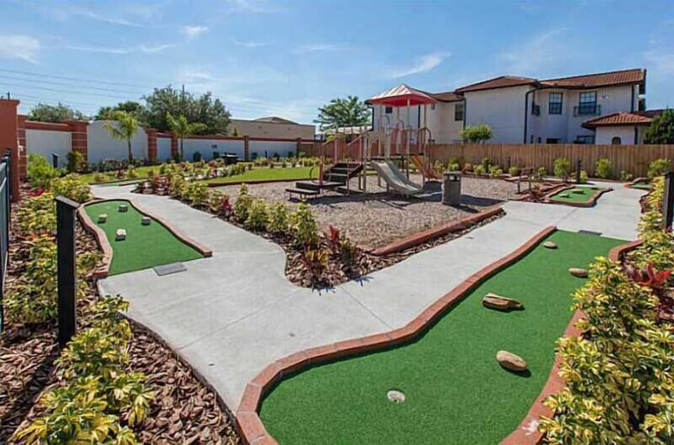 Mini golf in the resort