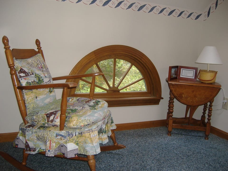 Reading nook on landing