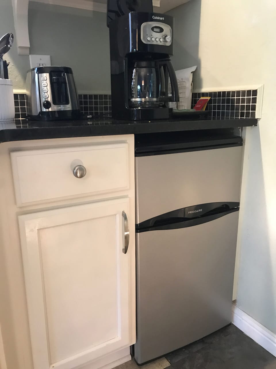 Toaster coffee maker refrigerator freezer