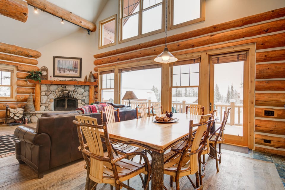 Dining room table - seats 8