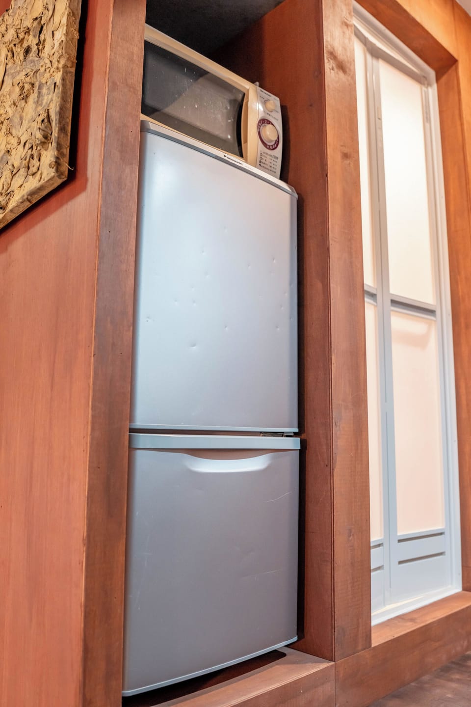 Basic Double or Twin Room, Multiple Beds, Non Smoking | Private kitchen | Fridge, microwave, stovetop, electric kettle
