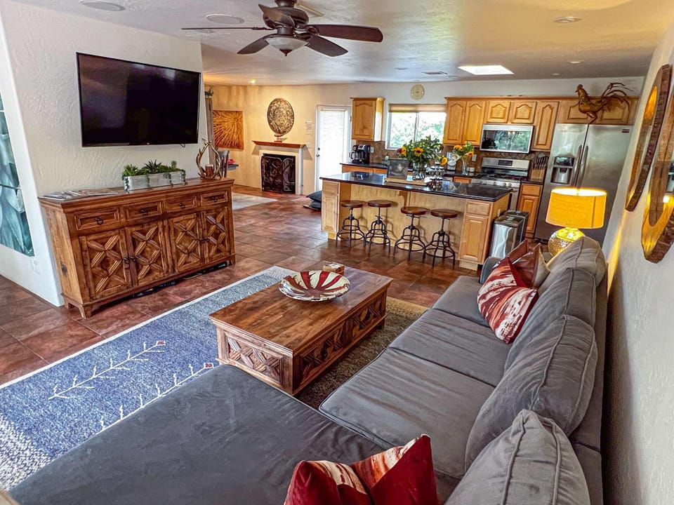 Comfort with a touch of rustic elegance - a space designed for relaxation and connection.