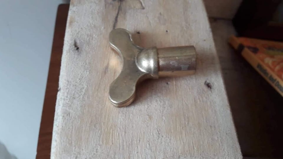The “key” for the outdoor tap - please ensure it is returned to the lockbox.