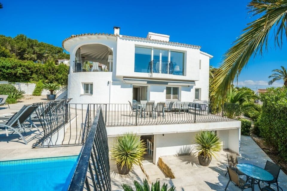 Villa from pool terrace