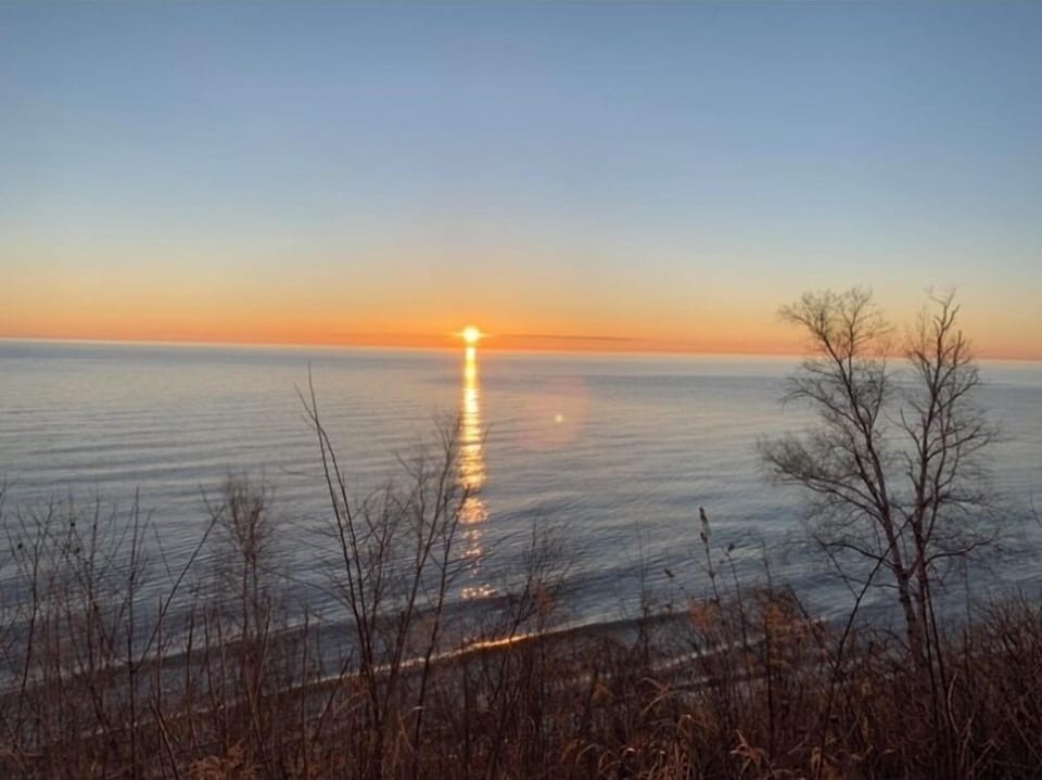 A glorious sunrise over Lake Huron and the promise of a new day. 