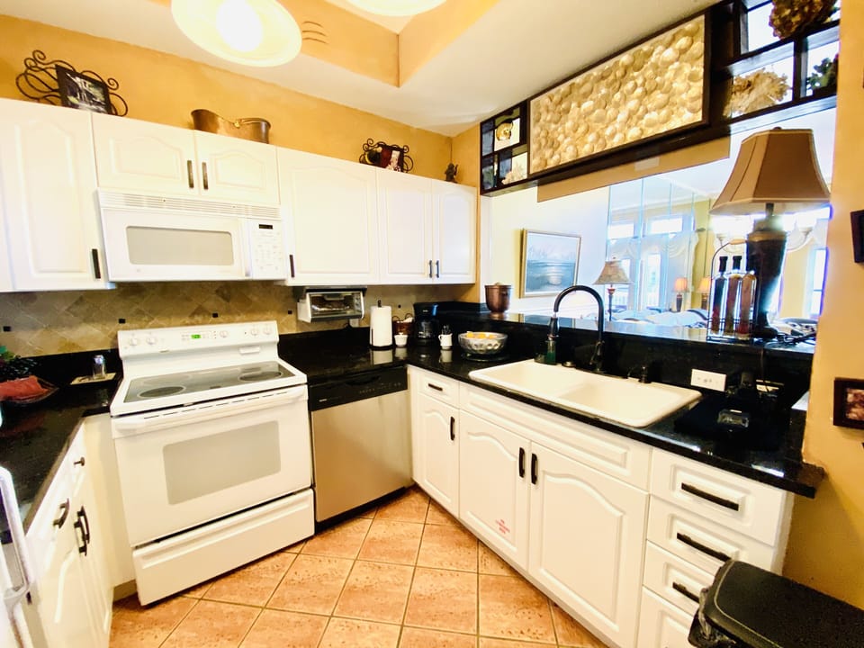 Granite counter top , net item: air fryer