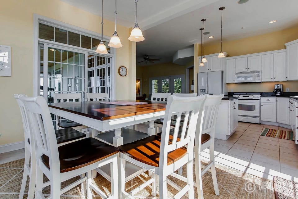 Dinning area and kitchen