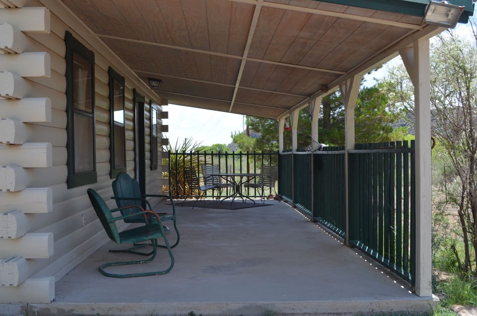 Front porch with beautiful views