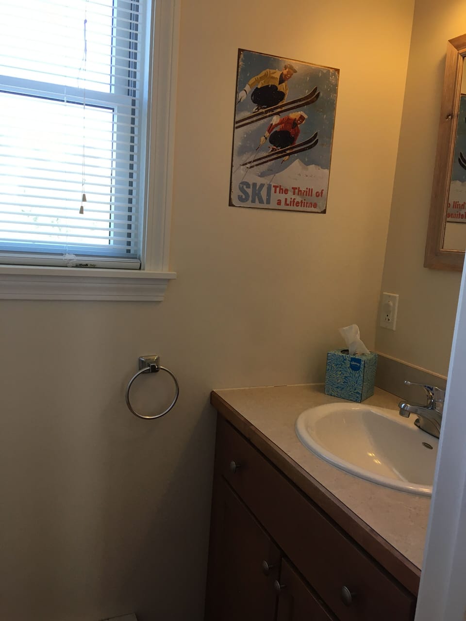 Main level half bath
