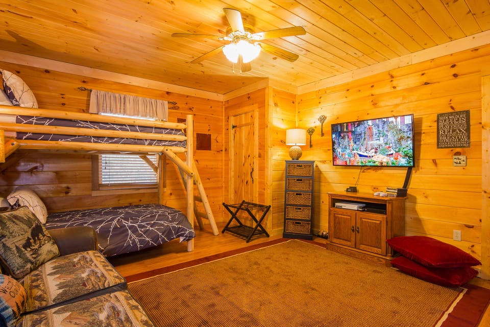 1st level Bdrm; The perfect kids room with 48 inch Smart TV w/ Xbox 360 & PS3