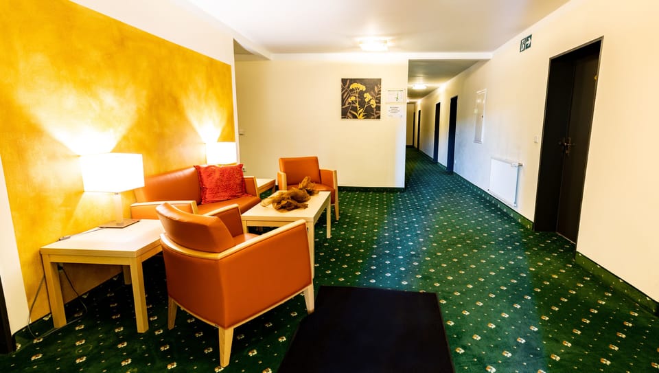 Lobby sitting area