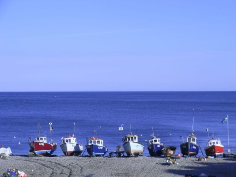boats on the beach