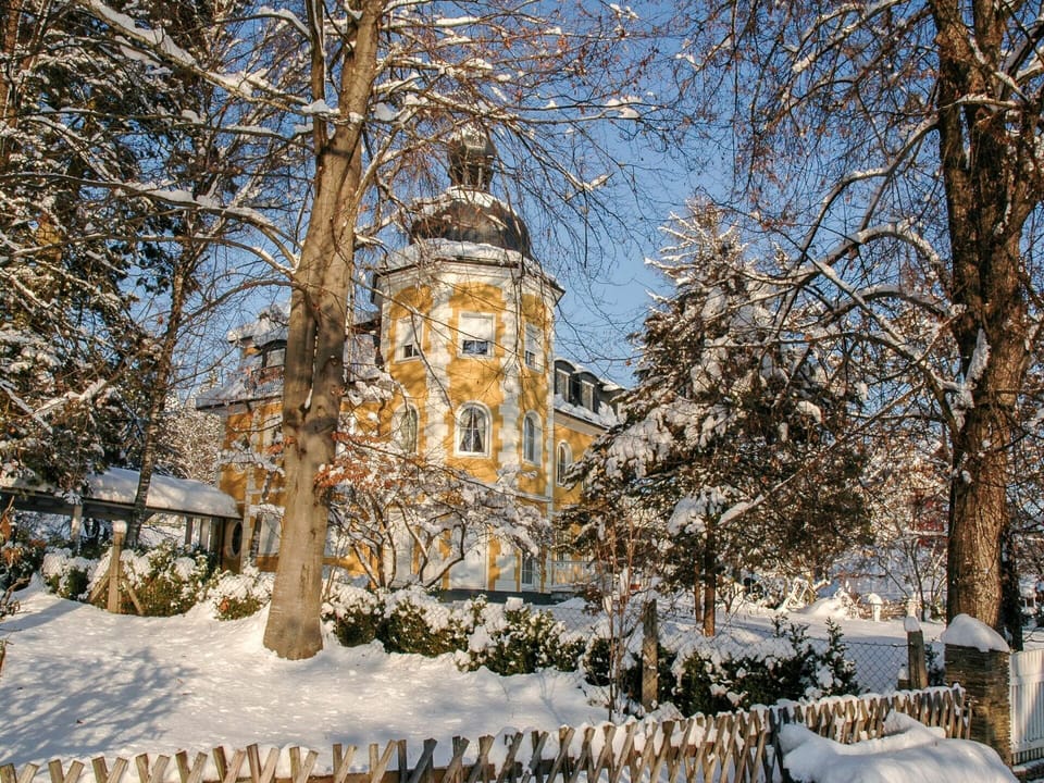 Snow, Winter, Landmark, Tree, Freezing, Architecture, Building, Church, Plant, Branch