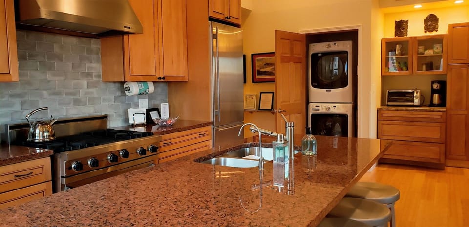 Pack lighter, we've got you covered with a washer and dryer.
